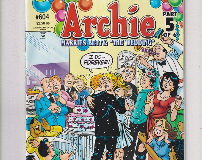 Archie #604 Archie Marries Betty "The Wedding" (Comic: Archie) February 2010