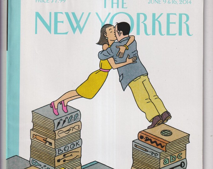 The New Yorker June 9-16, 2014 Love Stories Cover, Summer Fiction - Love Stories, Here's The Story (Magazine: General Interest)