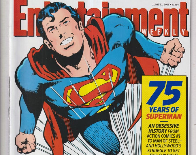 Entertainment Weekly June 21, 2013 75 Years of Superman - An Obsessive History (Magazine: Movies, TV, Celebrity)