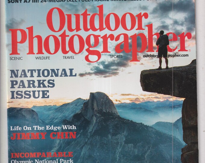 Outdoor Photographer July 2018 National Parks Issue, Jimmy Chin, Big Sur Photo Hotspots, Olympic National Park  (Magazine: Photography)
