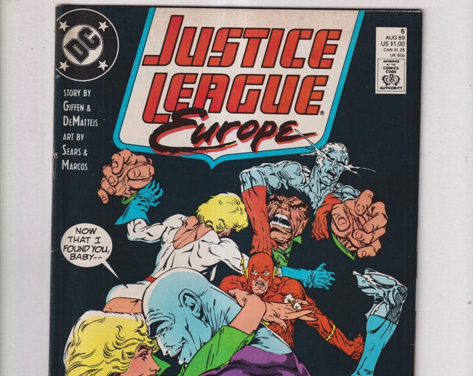 Justice League Europe #5 August 1989 (Comic: Action, Superheroes)