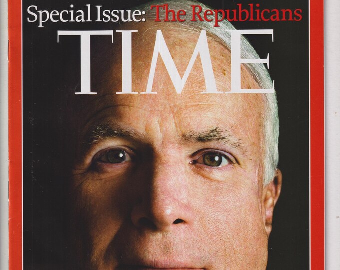 Time September 8, 2008 The Republicans & John McCain (Magazine: News, Current Events)