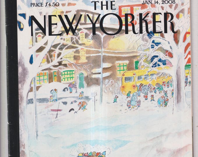 The New Yorker January 14, 2008  Together Cover,  Google, Church of Scientology, Wakefield  (Magazine: General Interest)