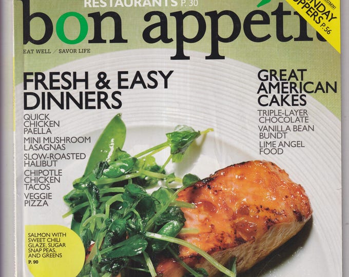 Bon Appetit April 2010 Fresh & Easy Dinners, Sunday Suppers, 50 Easy Kitchen Updates (Magazine: Cooking, Recipes)