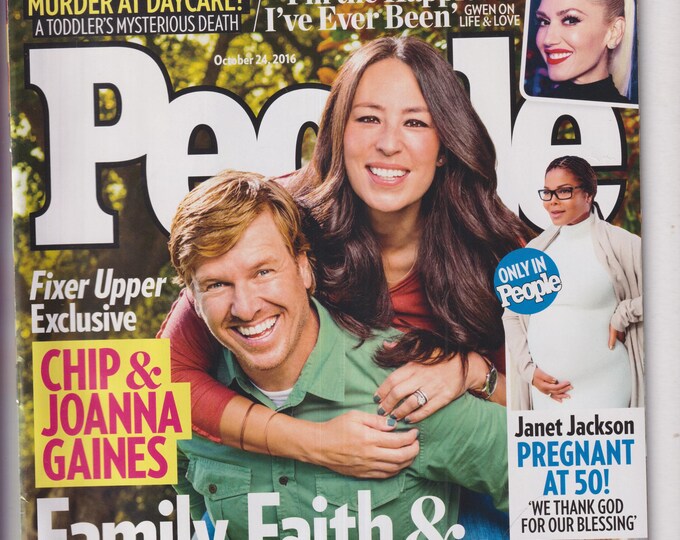 People October 24, 2016  Chip & Joanna Gaines, Donald Trump, Janet Jackson, Gwen Stefani (Magazine: Celebrity, Gossip)