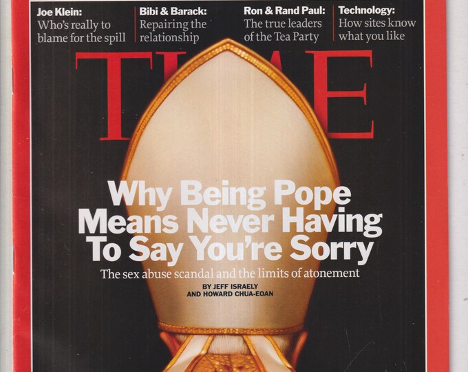 Time June 7, 3020 The Pope, Benjamin Netanyahu, Barack Obama, Ron and Rand Paul, Privacy (Magazine: Current Events, Politics, News)
