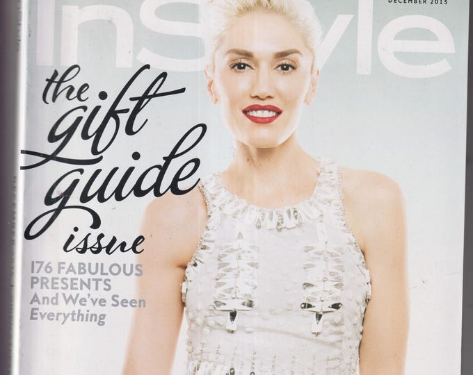 InStyle December 2015 Gwen Stefani, The Gift Guide Issue (Magazine: Fashion, Lifestyle)
