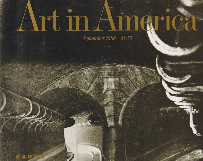 Art in America September 1988  Bruce Nauman, Terry Winters, Nadar, Albert York, Spain, Miami  (Magazine: Fine Arts)