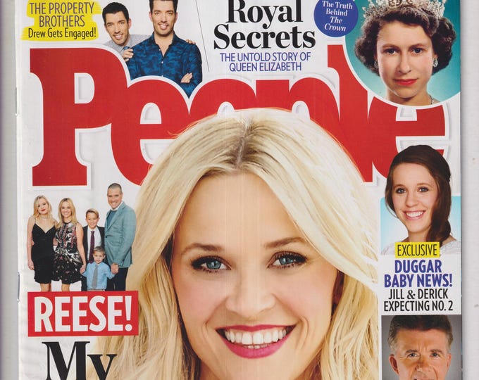 People January 2, 2017 Reese Witherspoon Family Christmas, Queen Elizabeth, The Property Brothers   (Magazine: Celebrity, General Interest)