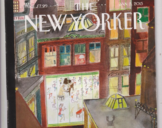 The New Yorker January 5, 2015 Dance Around A Piano Cover, Leviathan, Virologist, A Century of Silence (Magazine: General Interest)