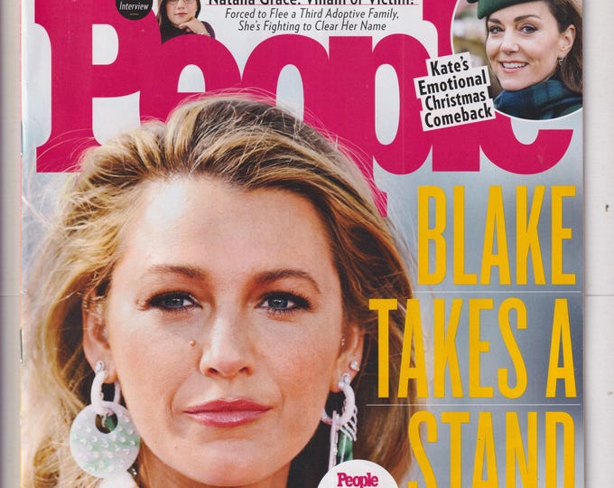 People January 13, 2025 Blake Lively, Princess Kate, Natalia Grace (Magazine: Celebrity, Gossip)