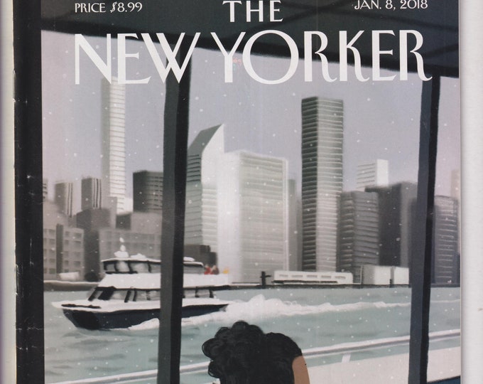 The New Yorker January 8, 2018 Ferried Across Cover, A New Silk Road, Making China Great Again, Exposure (Magazine: General Interest)