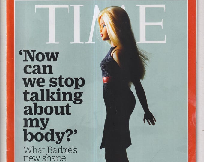Time February 8, 2016 Barbie's New Shape, American Beauty, Donald Trump, Bernie Sanders, Sia  (Magazine: News, Politics,  Current Events)