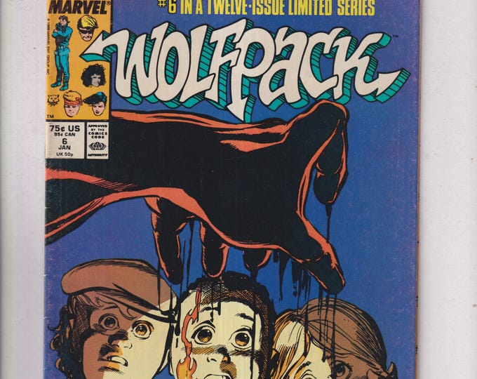 Wolfpack #6 January 1989 (Comic: Marvel, Superheroes,  Action, Adventure)
