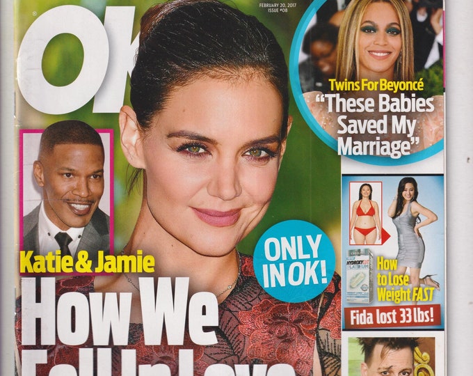 OK! USA February 20, 2017 Katie Holmes, Jamie Foxx, Beyonce, Johnny Depp (Magazine: Celebrity)
