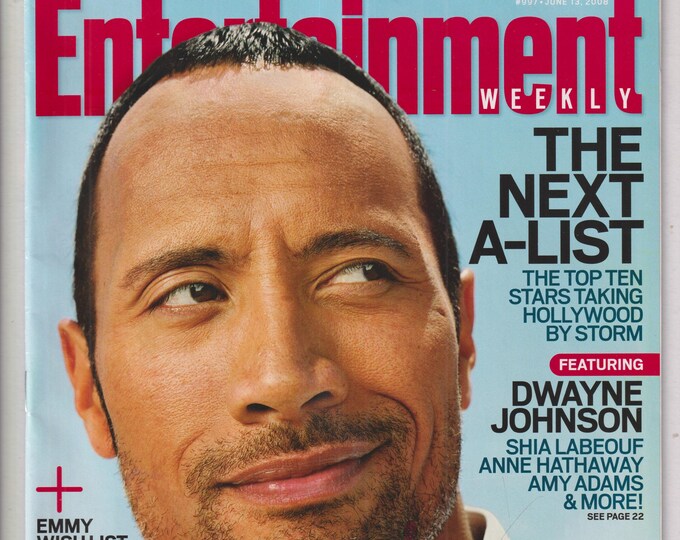 Entertainment Week June 13, 2008 Dwayne Johnson, The Next A-List, Emmy Wish List, Diablo Cody (Magazine: Movies, Music, Celebrities)
