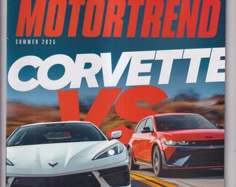 MotorTrend Summer 2025 Corvette vs. Hyundai,  340,000K Cadillac Celestiq Driven (Magazine: Automotive, Cars)
