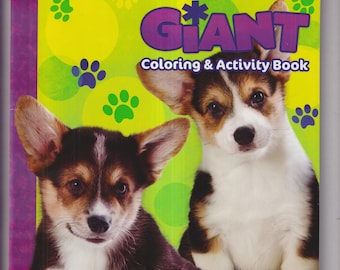 Doggy Days Giant Coloring & Activity Book  (Paperback: Children's Coloring Book) 2025