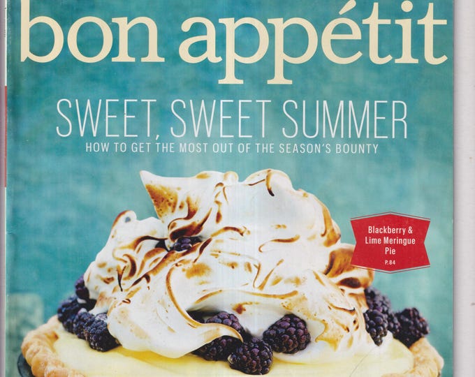 Bon Appetit August 2011 Sweet, Sweet Summer, American Pie, Make Your Own Pickles & Jams  (Magazine: Cooking, Recipes)