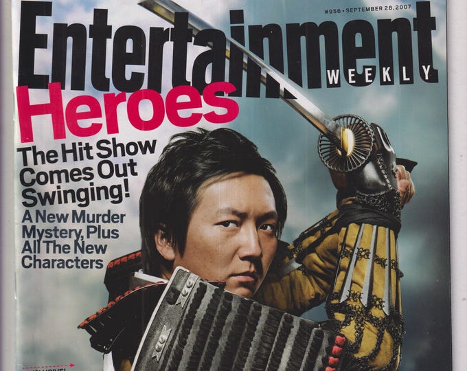 Entertainment Weekly September 28, 2007 Heroes Masi Oka, Fall Music Preview, The Emmys (Magazine: Movies, Music, Television)