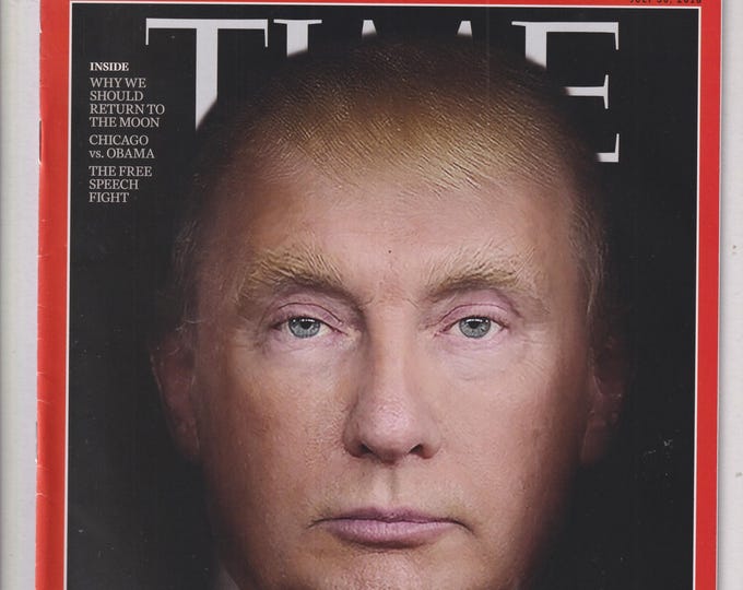 Time July 30, 2018 The Summit Crisis (Trump/Putin As One Cover), Chicago vs. Obama, Free Speech Fight (Magazine: Commentary, Politics, News)