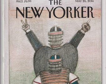 The New Yorker May 26, 2014 Baseball Cover, Every Golfer's Worst Fear, Secret Life of Languages, Camilo (Magazine: General Interest)