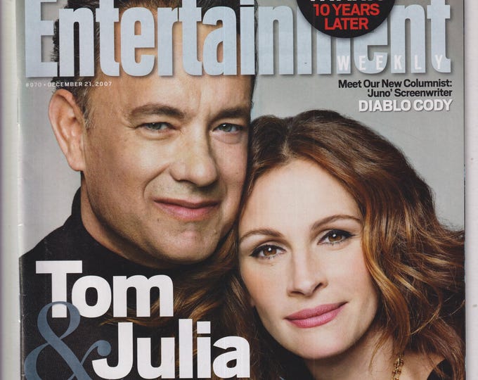 Entertainment Weekly December 21, 2007 Tom Hanks & Julia Roberts, Titanic 10 Years Later, Wesley Snipes (Magazine: Movies, Music,Television)
