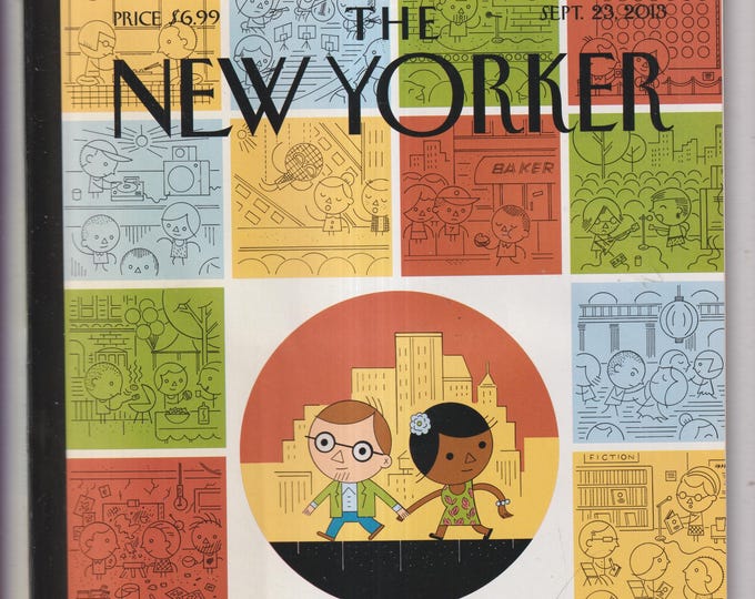 The New Yorker September 23, 2013 Goings On About Town Cover, Eileen Fisher, Bustle, David Adjaye, Theory (Magazine: General Interest)