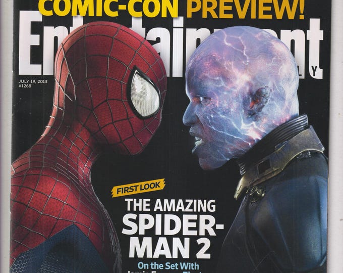 Entertainment Weekly July 19, 2013 The Amazing Spider-man 2, Jamie Fox, Comic Con Preview, Walking Dead, Ender's Game (Magazine: Movies, TV)