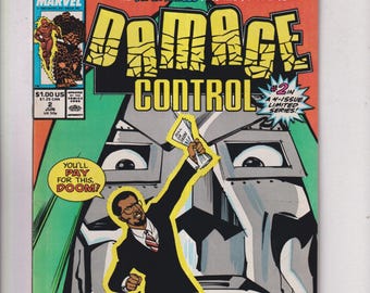 Damage Control #2 June 1989 When Doom Defaults (Comic: Marvel, Superheroes,  Action, Adventure)