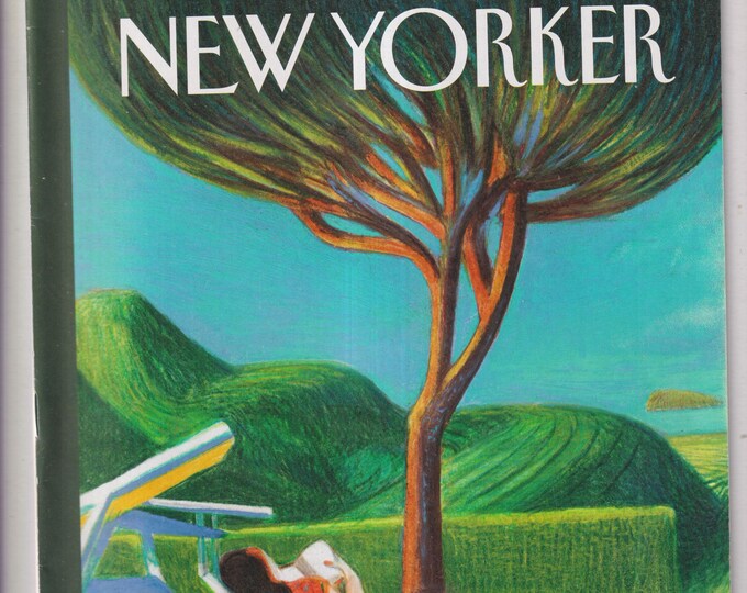 The New Yorker August 11 & 18, 2014 Siesta Cover, The Crooked Ladder, Hear This, Nina Simone, Shigeru Ban (Magazine: General Interest)