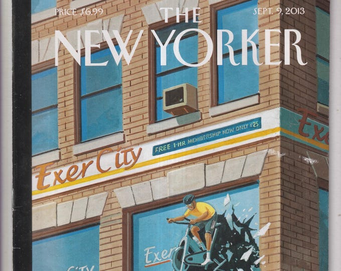 The New Yorker September 9, 2013 ExerCity Cover, Traumatized Veterans, Sharks, Claire Dane, Imperial Presidency (Magazine: General Interest)