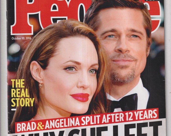 People October 10 2016  Brad Pitt & Angelina Jolie, Holly Madison, Oldest Serial Killer (Magazine: Celebrity, Gossip)