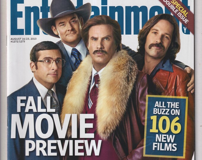 Entertainment Weekly August 13/23 2013 Fall Movie Preview 106 New Films, Anchorman 2, Catching Fire (Magazine: Movies, TV)