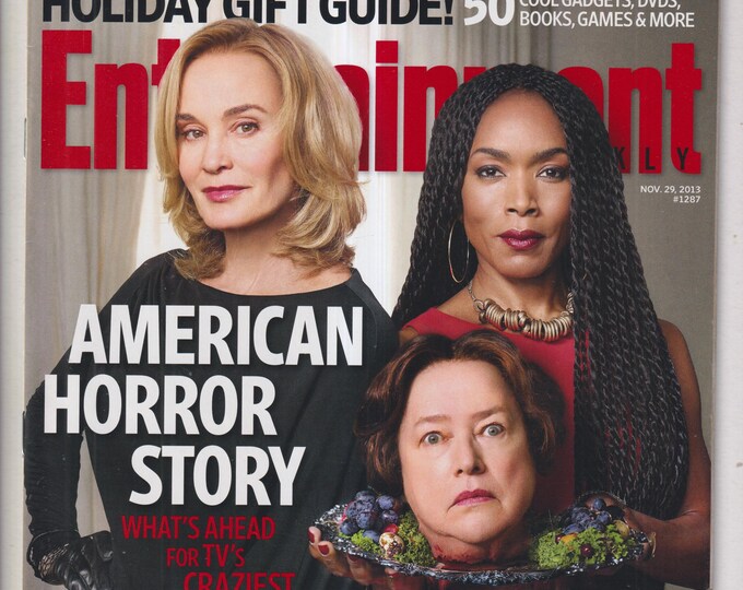 Entertainment Weekly November 29, 2013 American Horror Story, Jessica Lange, Angela Bassett, Kathy Bates  (Magazine: Movies, TV, Celebrity)