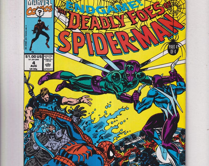 Deadly Foes of Spider-Man #4 August 1991 (Comic: Marvel, Superheroes, Copper Age)