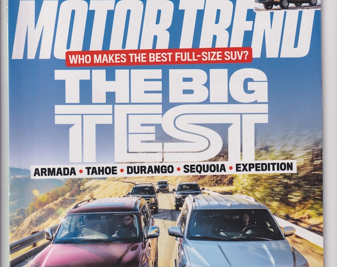 MotorTrend April 2018 Who Makes the Best SUV? The Big Test (Magazine: Automotive)
