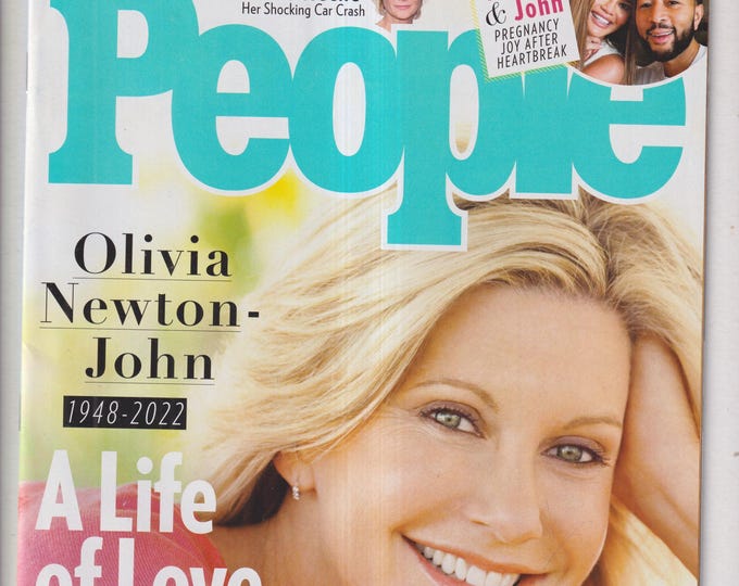 People August 22, 2022 Olivia Newton John A Life of Love and Courage, Anne Heche, Chrissy Teigen, John Legend   (Magazine: Celebrity)