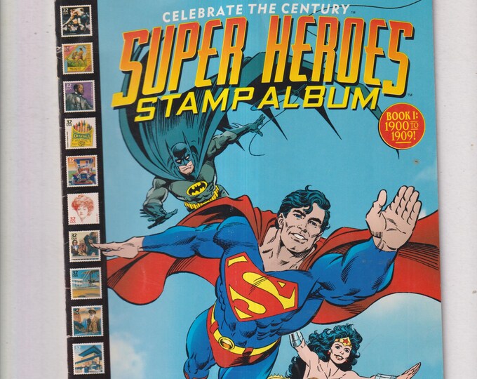 Celebrate the Century Super Heroes Stamp Album #1 1998 (Comic: Action, Superheroes)