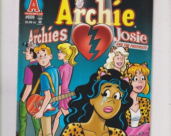 Archie #609 The Archies and Josie and the Pussycats  (Comic: Humor, Teenagers)  2010