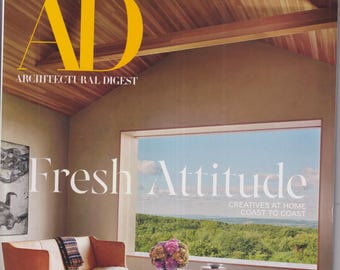 Architectural Digest March 2025 Fresh Attitude, Creatives at Home Coast to Coast  (Magazine: Interior Design, Home Decor)