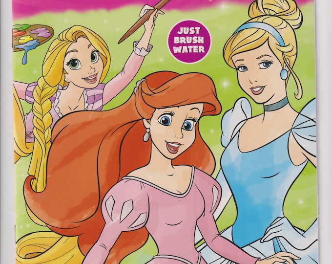 Disney Princess Paint With Water Sparkle Bright (Coloring Book: Children Ages 4-8) 2025