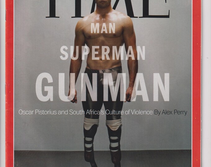 Time March 11, 2013 Oscar Pistorius, South Africa, Obama's War?, How To Pick A Pope (Magazine: News, Politics)
