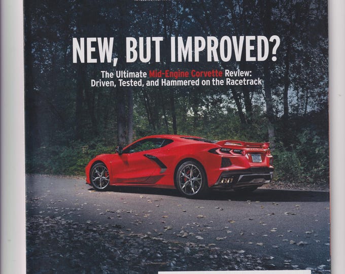 Car and Driver December 2019 Mid-Engine Corvette - New, But Improved?  (Magazine: Automotive, Cars)