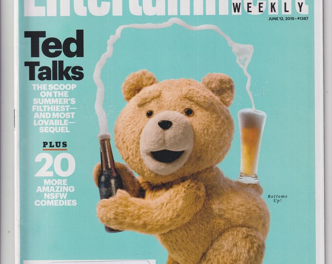 Entertainment Weekly June 12, 2015 Ted Talks, 20 More Amazing NSFW Comedies, Caitlyn Jenner (Magazine: Movies, Music, TV, Celebrities)