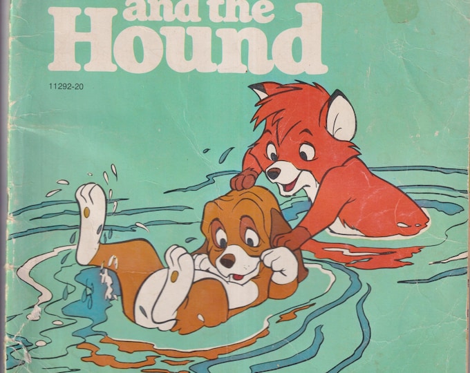 Vintage Disney's The Fox and The Hound Golden Book Children's Golden Press Book 1981