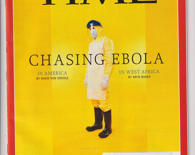 Time October 13, 2014 Chasing Ebola In America and In Africa, Ali Khamenei and US Nuclear Talks with Iran (Magazine: News, Current Events)