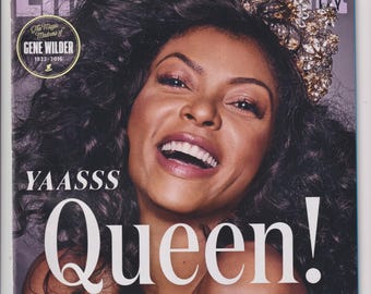 Entertainment Weekly September 9, 2016 Taraji P. Henson, Empire, Gene Wilder, Stranger Things,