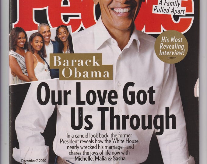 People December 7, 2020 Barack Obama - His Most Revealing Interview  (Magazine, Celebrities)
