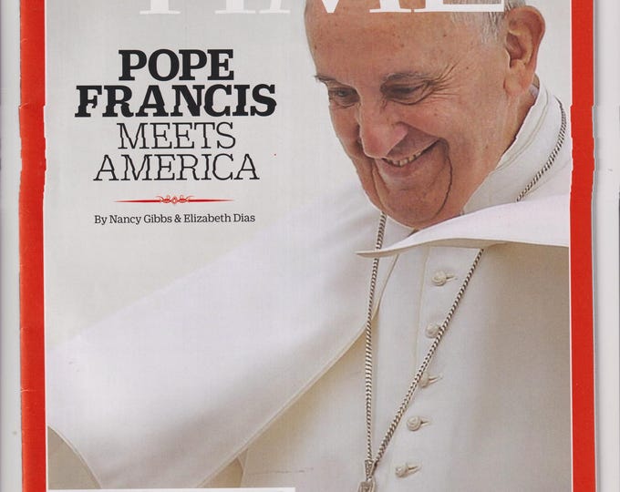 Time October 5, 2015 Pope Francis Meets America, Gov. John Kasich, Agitator David Daleiden (Magazine: News, Current Events)